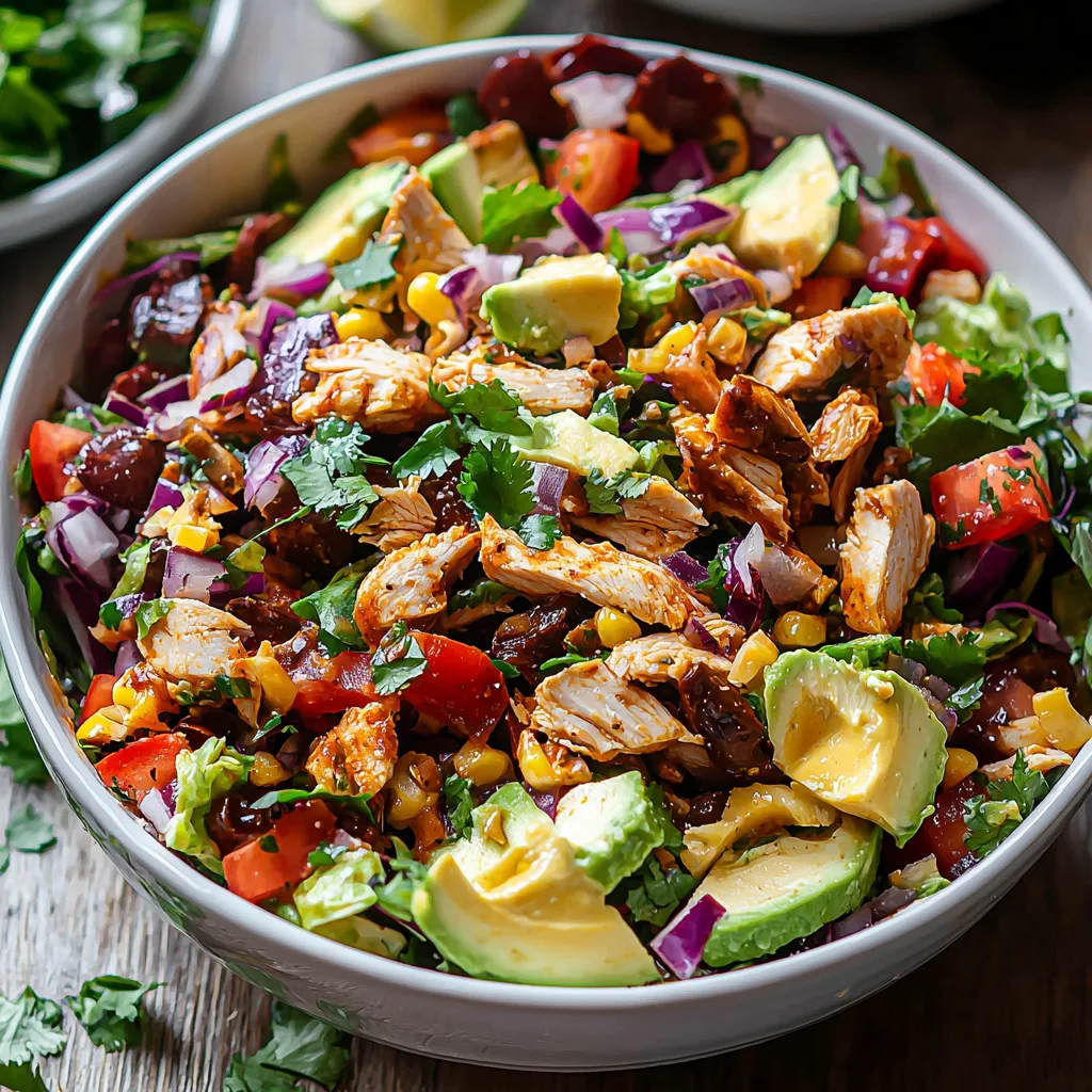 Easy Chipotle Chicken Chopped Salad