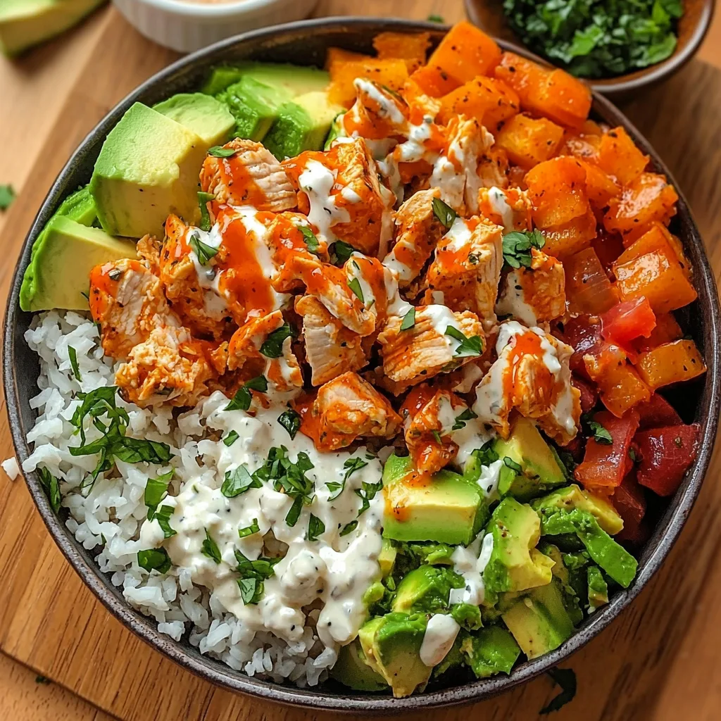 Buffalo Chicken Protein Bowl: A Spicy, Hearty Recipe for Any Occasion