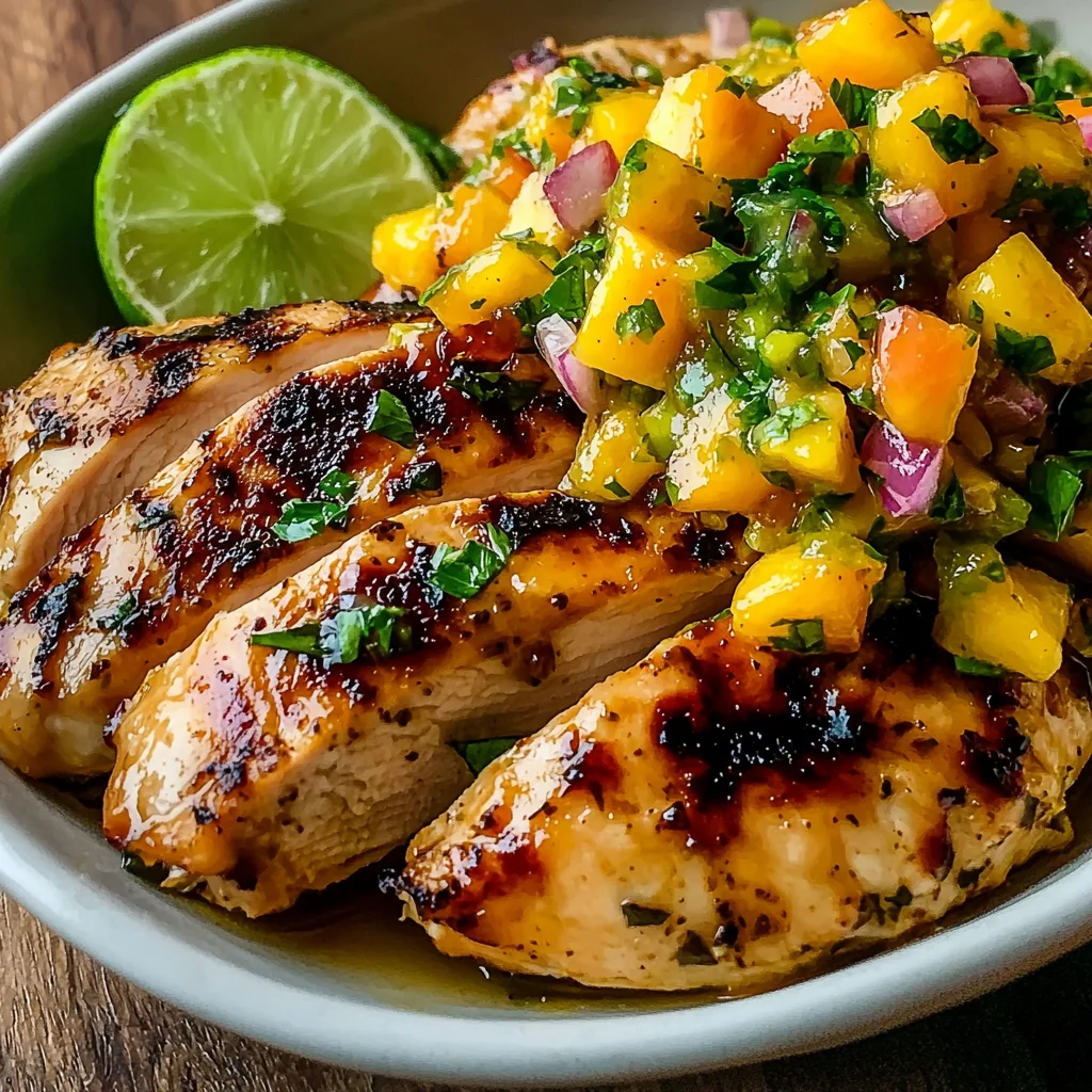 Honey Lime Chicken with Mango Salsa: A Sweet and Tangy Summer Dish