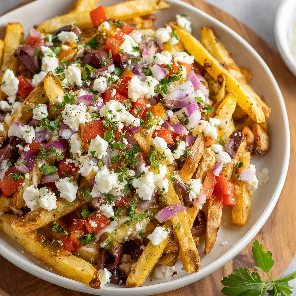 Loaded Greek Fries