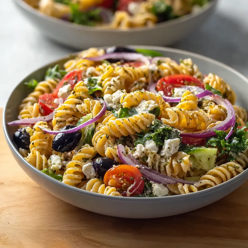 Healthy High Protein Pasta Salad No Mayo: Delicious &amp; Easy Recipe