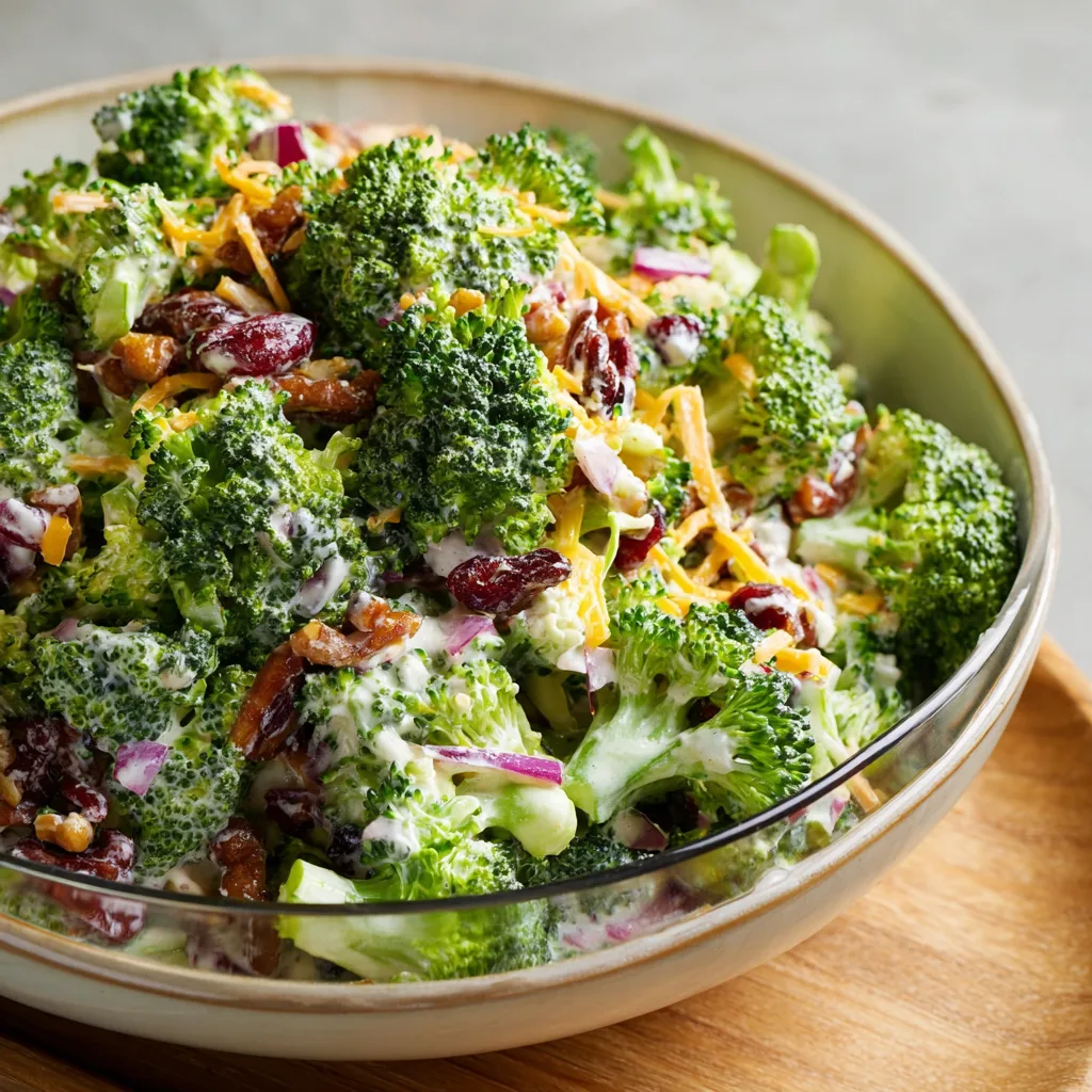 The Best Creamy Broccoli Salad Recipe