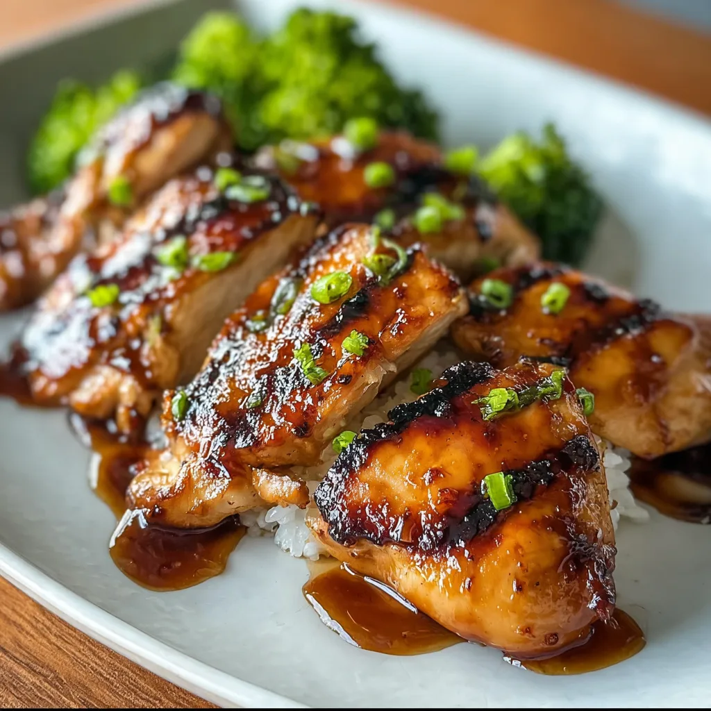 Hawaiian Grilled Teriyaki Chicken