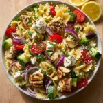 Delicious Homemade Greek Chicken Pasta Salad