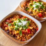 High-Protein Chicken Cottage Cheese Enchilada Bowls