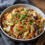 Easy Keto Egg Roll in a Bowl Recipe