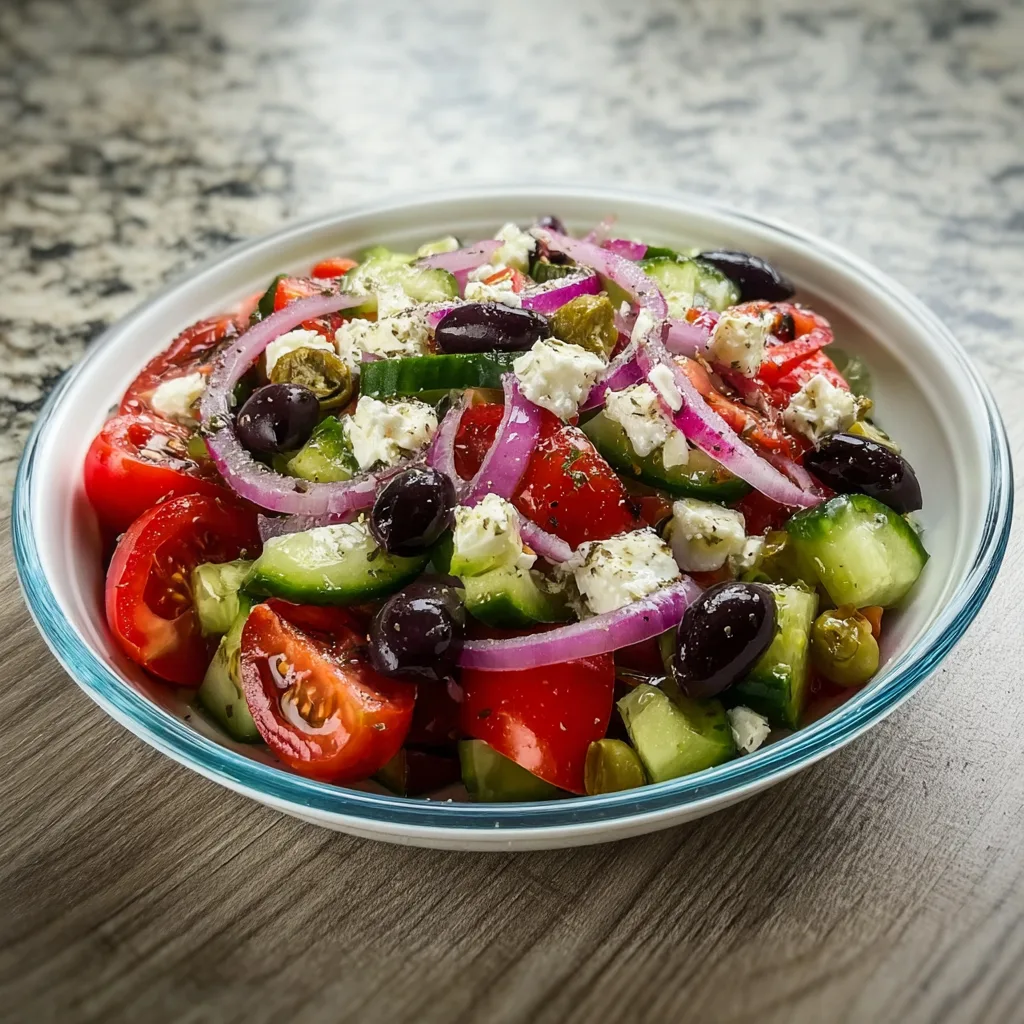 Classic Greek Salad: A Taste of the Mediterranean