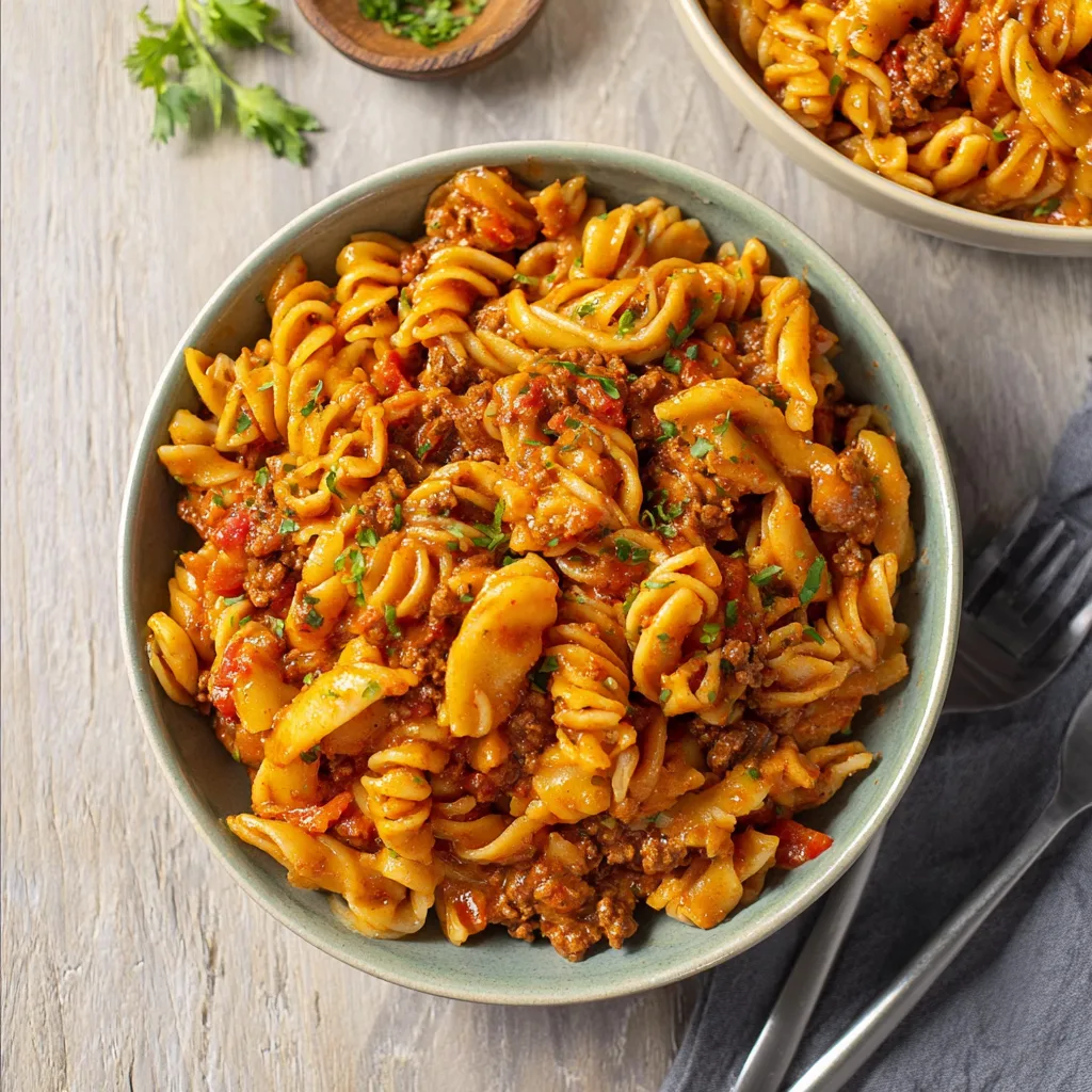 The Best High Protein Taco Pasta Recipe