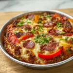 Low Carb Crustless Pizza Bowl