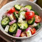 Easy Greek Cucumber Salad with Fresh Herbs