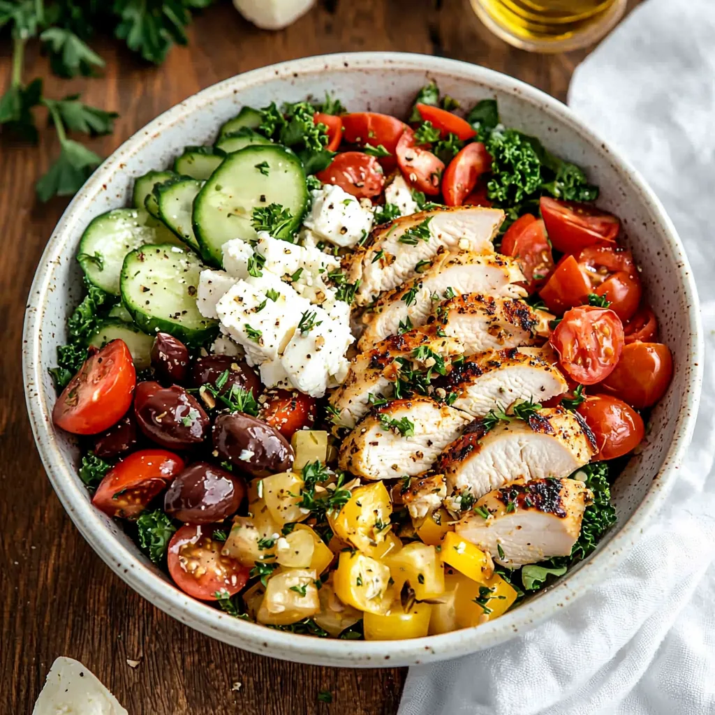 Healthy and Delicious Greek Chicken Bowls