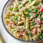 Healthy Tuna Pasta Salad with Peas