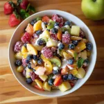 Easy Breakfast Fruit Salad with Honey Yogurt Dressing
