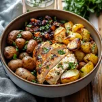 Mediterranean Chicken Potato Bowls