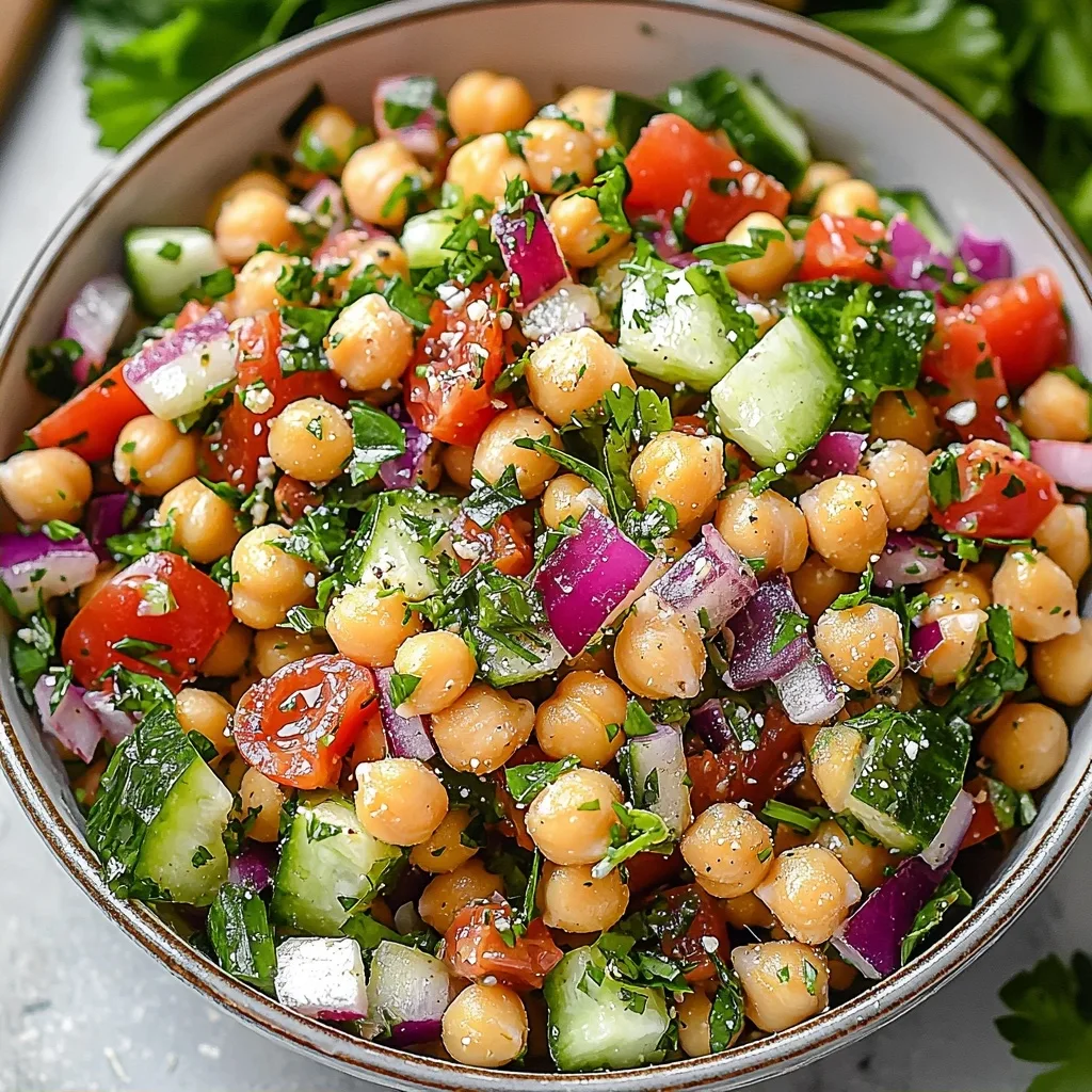 Mediterranean Chickpea Salad