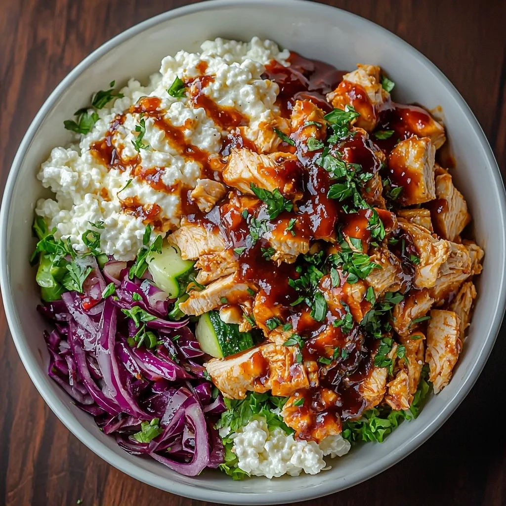 BBQ Chicken Cottage Cheese Bowl: A Speedy, Savory Meal