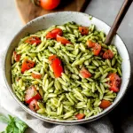 Easy Orzo Salad with Pesto