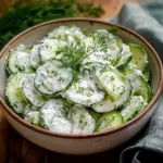 Creamy Cucumber Salad with Fresh Herbs: A Refreshing Summer Delight