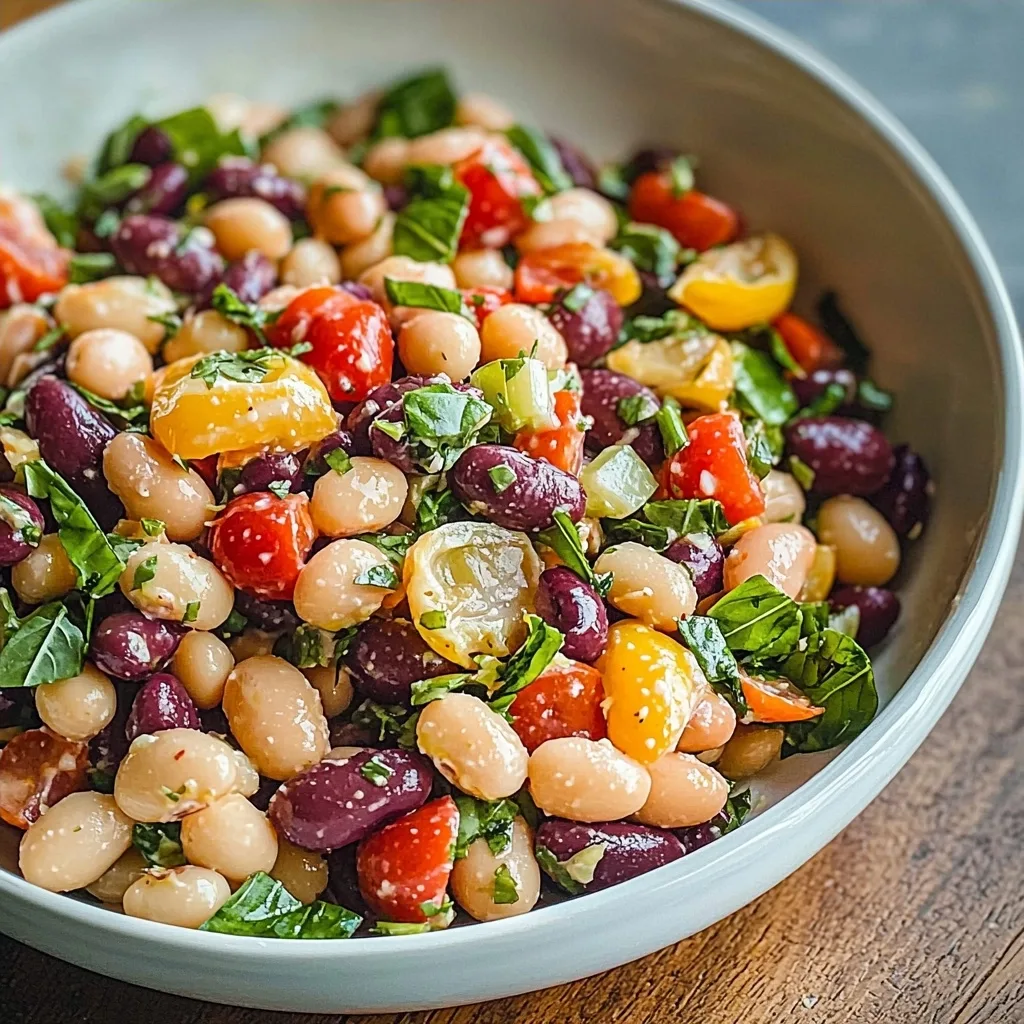 Lemon Basil Three Bean Salad: A Zesty Summer Staple