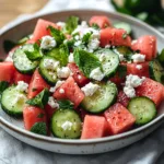 Watermelon Cucumber Feta Salad: Your New Favorite Summer Side