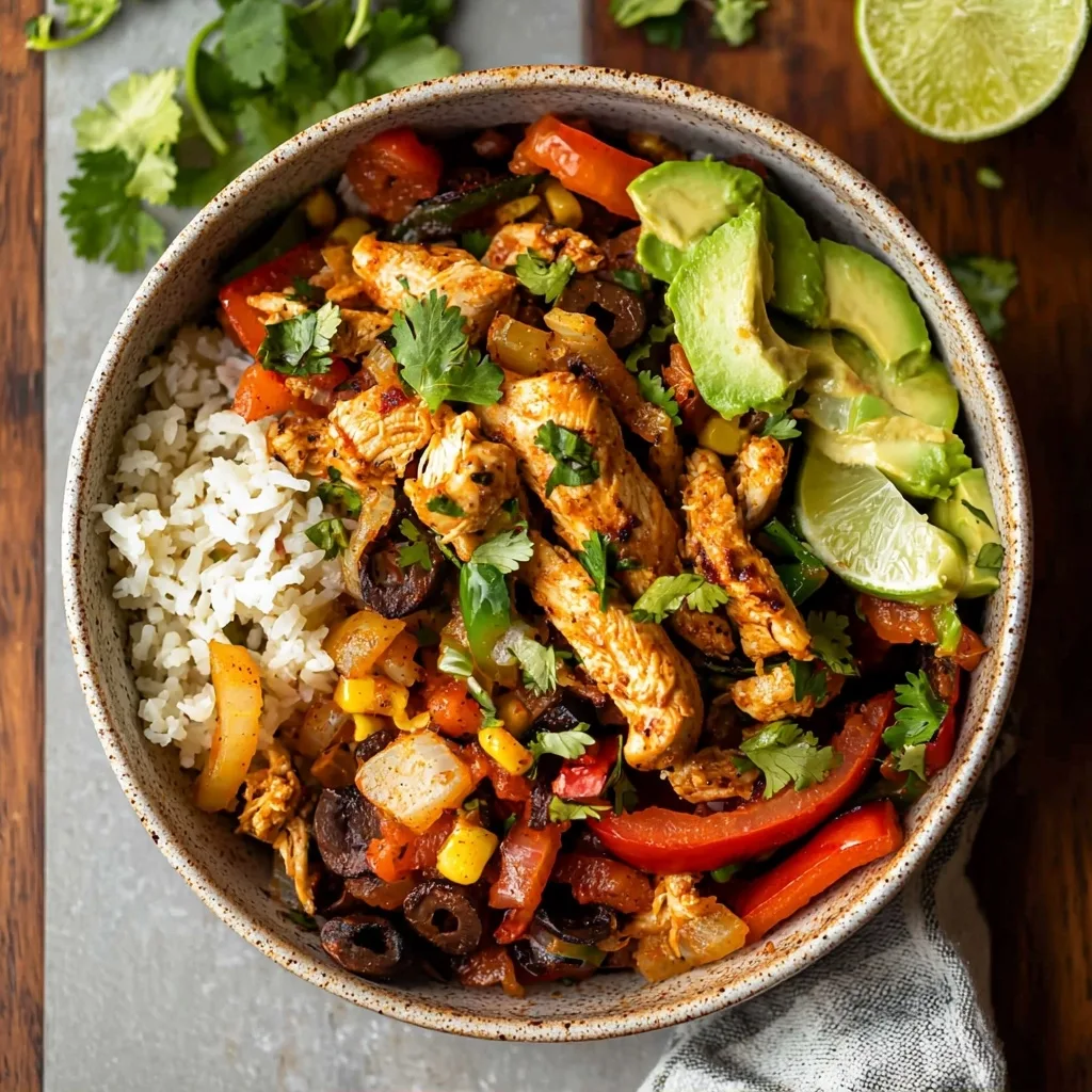 Easy Chicken Fajita Bowl Recipe for Busy Weeknights