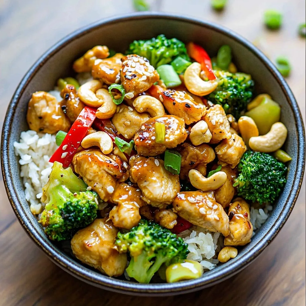 Cashew Chicken Bowl