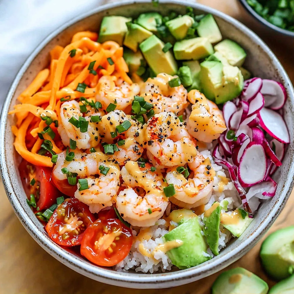 Easy Shrimp Poke Bowl Recipe: A Fresh &amp; Flavorful Weeknight Delight