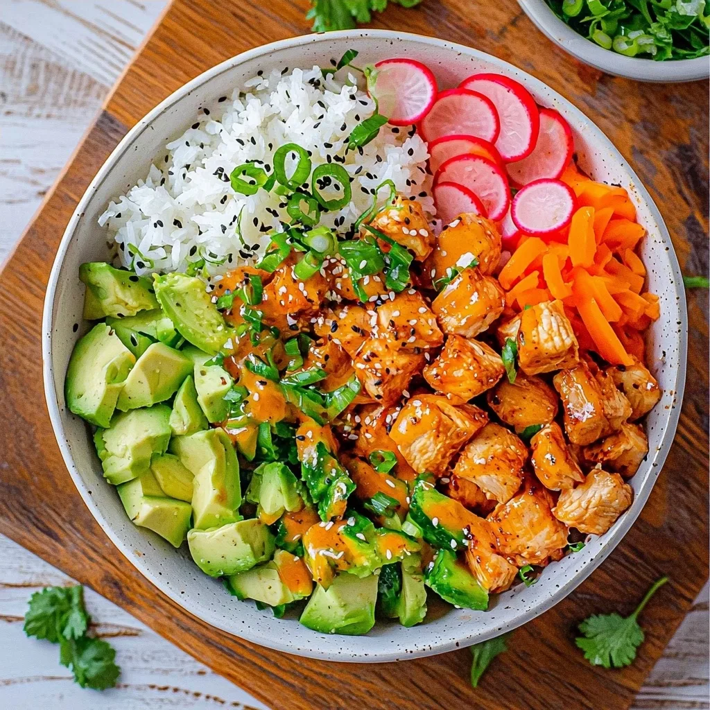 30-Minute Chicken Poke Bowls: Quick, Flavorful, and Easy!