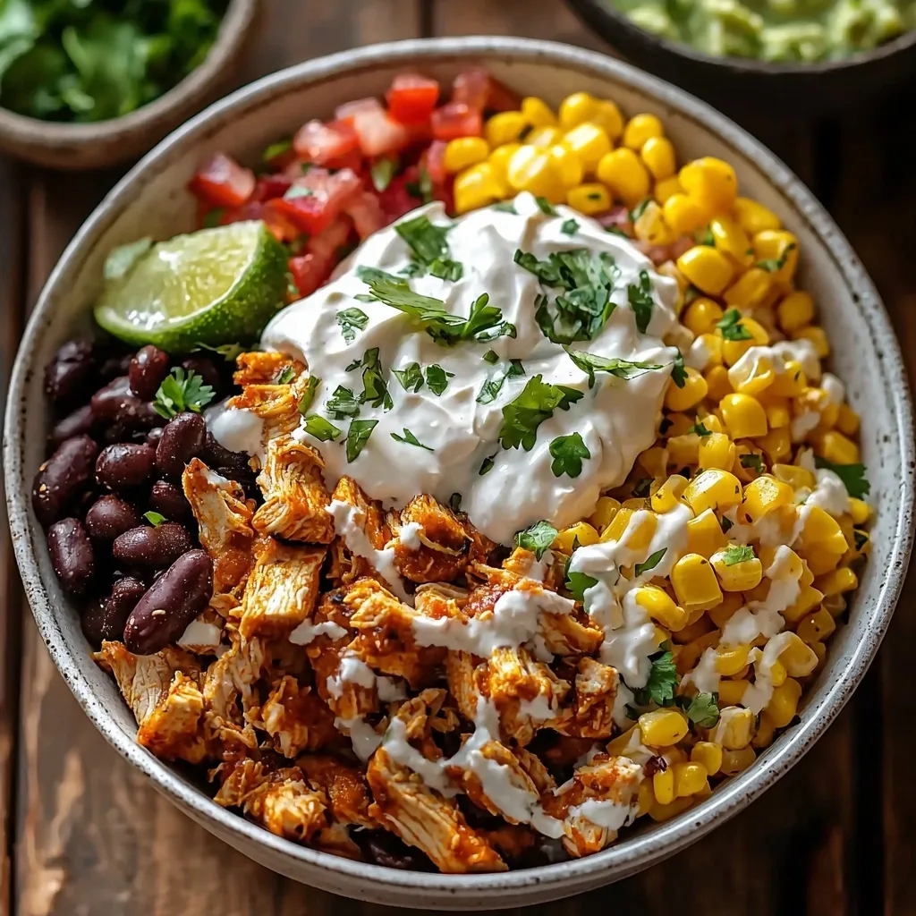 Easy Homemade Chicken Burrito Bowl