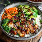 The Best Sticky Chicken Bowls Recipe