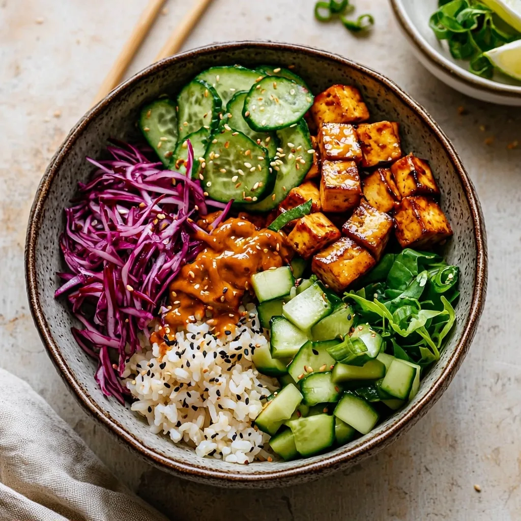 Vegan Tofu Poke Bowl: A Fresh &amp; Flavorful Plant-Based Twist