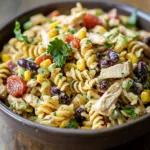 Loaded Southwestern Chicken Pasta Salad