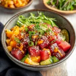 Spicy Tuna Watermelon Poke Bowl: A Refreshing Twist on a Classic