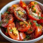 Fresh and Flavorful Tomato Garlic Salad