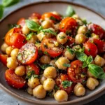 Chickpea Tomato Basil Salad: Your New Favorite 15-Minute Wonder
