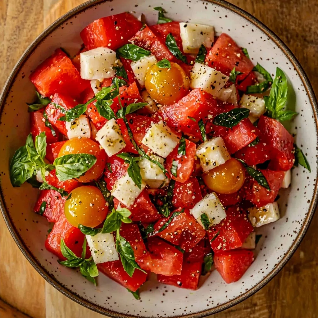 Watermelon Tomato Salad: A Refreshing Summer Delight