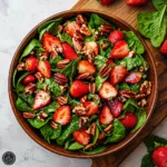 Spinach Strawberry Salad with Pecans: A Quick & Delicious Delight
