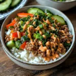 Bang Bang Ground Turkey Rice Bowls