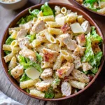 The Best Chicken Caesar Pasta Salad