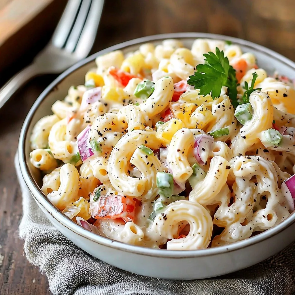 Lemon Pepper Macaroni Salad: A Zesty Twist on a Classic