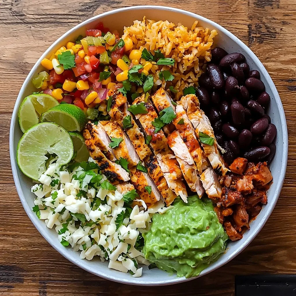 Chipotle-Style Chicken Burrito Bowl (Meal Prep Friendly)