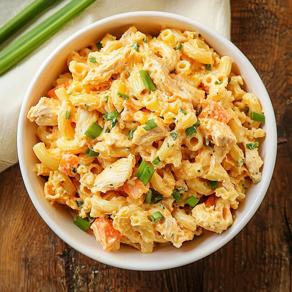 Buffalo Chicken Macaroni Salad: A Spicy, Creamy Crowd-Pleaser