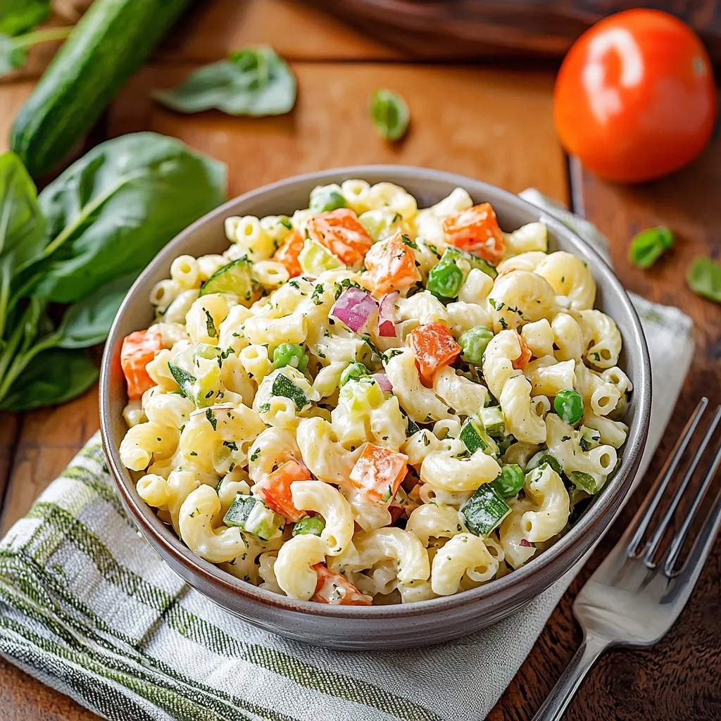 Macaroni Salad with Spring Vegetables