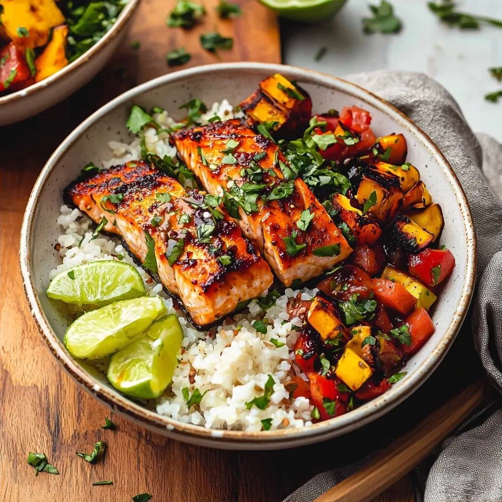Chili Lime Salmon Bowls: A Quick &amp; Flavorful Weeknight Dinner