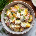 Healthy Potato Salad With Yogurt Dressing (Vegan)