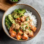 Salmon Poké with Creamy Togarashi Sauce