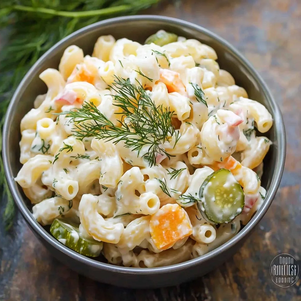 Dill Pickle Macaroni Salad: The Tangy Twist Your Summer Needs
