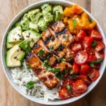 Summer Salmon Rice Bowl