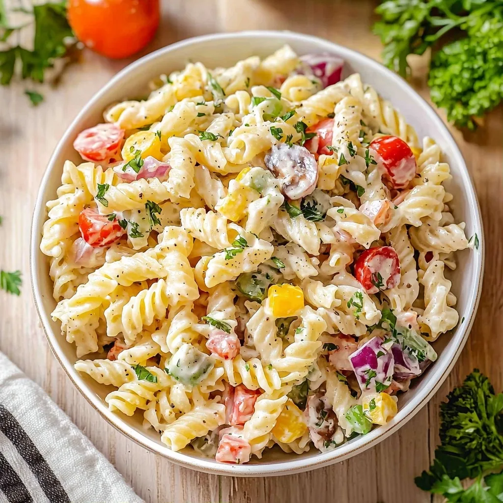 Creamy Pasta Salad: Your Go-To Recipe for Easy Weeknight Dinners