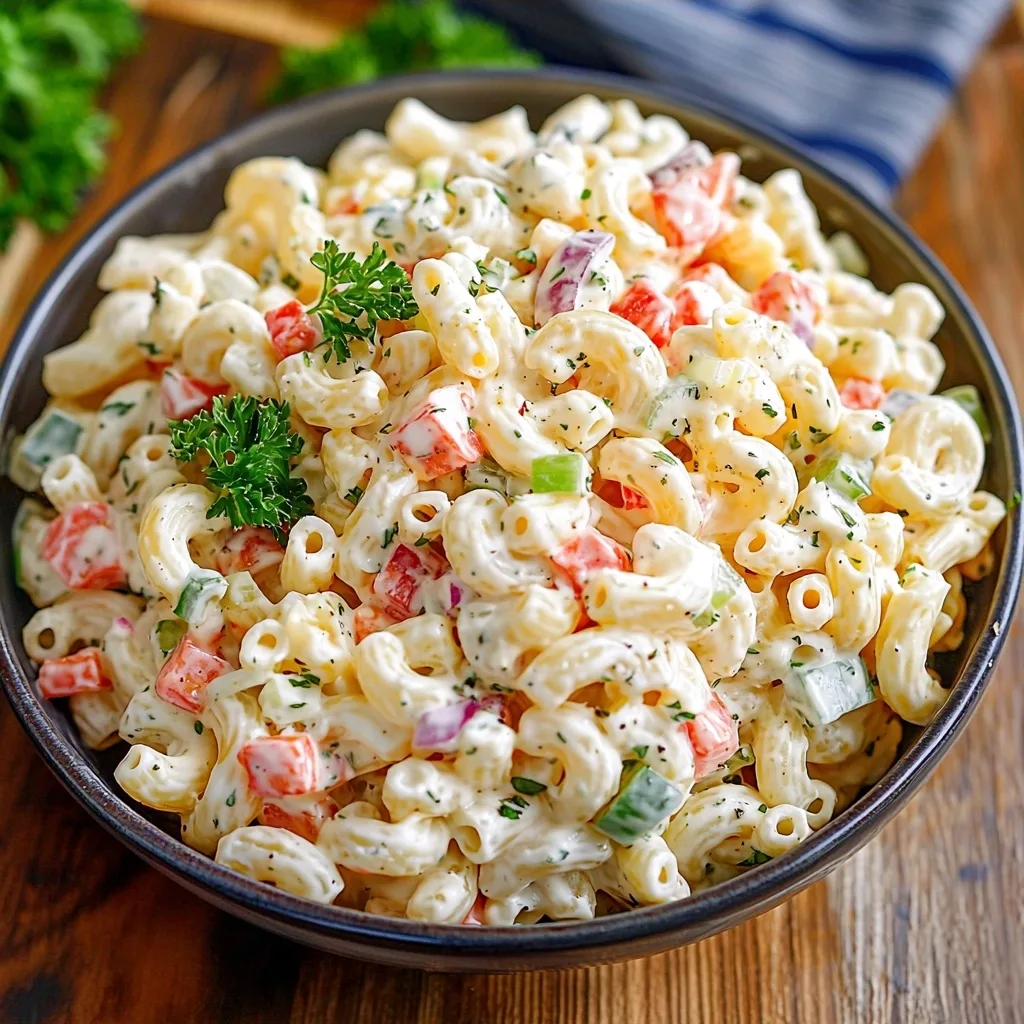 Creamy Summer Macaroni Salad